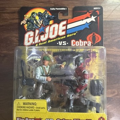 G.I. Joe vs Cobra Action Figure 2pack Big Ben & Alley Viper New 2002 ARAH Hasbro