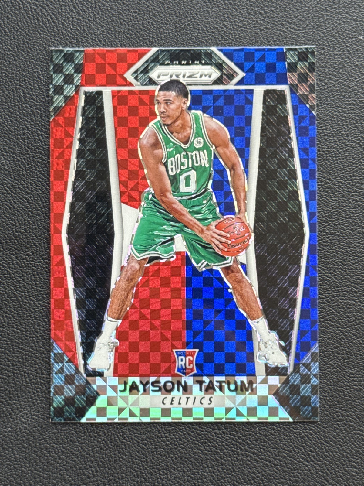 2017-18 Panini Prizm Rookie Red White Blue Prizm Jayson Tatum #16 RC