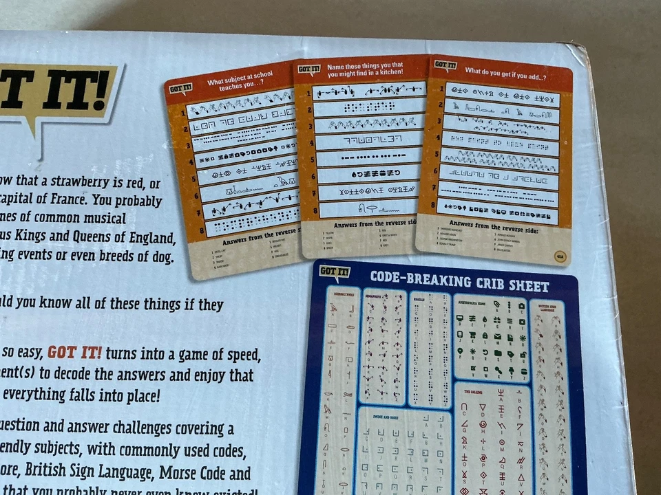 Got it ! Game Coded General Knowledge Challenges Code Break Brand New - Image 4 of 4