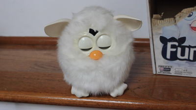 Hasbro 2012 White Furby Rare Collectible Toy Tested/Working with