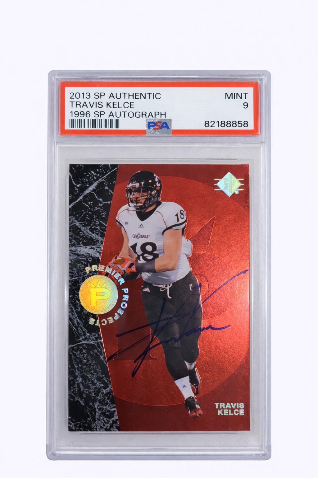 Travis Kelce SP Authentic 1996 SP #64 Autograph
