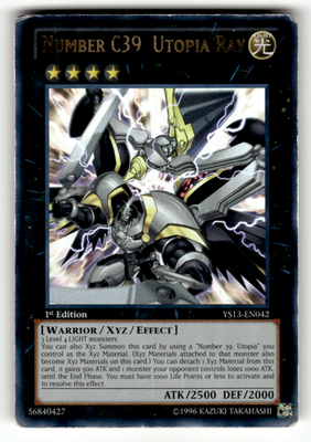 #ad #ad Number C39: Utopia Ray YS13 EN042 Ultra Rare Super Starter: V for Victory LP $1.99