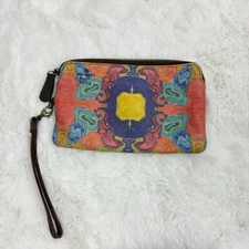 VIDA Clutch Wristlet Leather Zipper Ash Whitt by VIDA