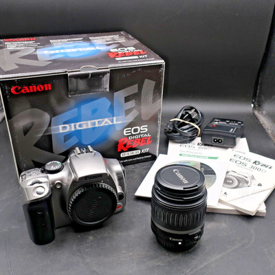 Canon 300D Kit DSLR SLR Digital Camera + EFS 18-55mm Camera