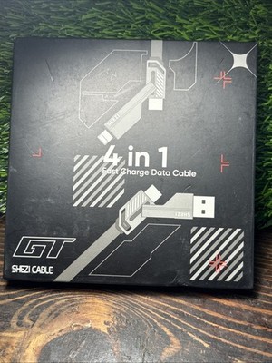 SHEZI 4-in-1 GT Fast Charge Data Cable - 5 Feet