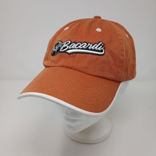 Bacardi Rum Bat Logo 62 Orange 100 Cotton Adjustable Baseball Cap Hat