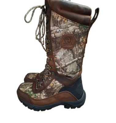 Magellan Outdoors Mens Hunting Boots Snake Defender 3.0 Realtree Size 8.5 D 