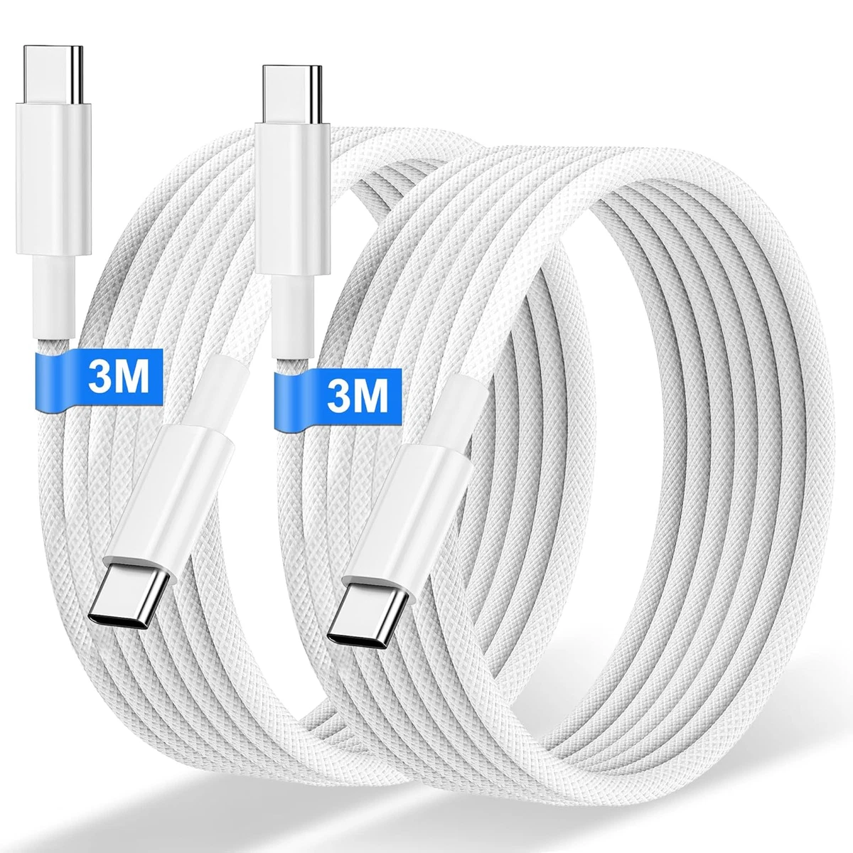 Cavo Iphone [2 Metri 3Pezzi] Cavo Lightning Usb Certificato Mfi Cavetto