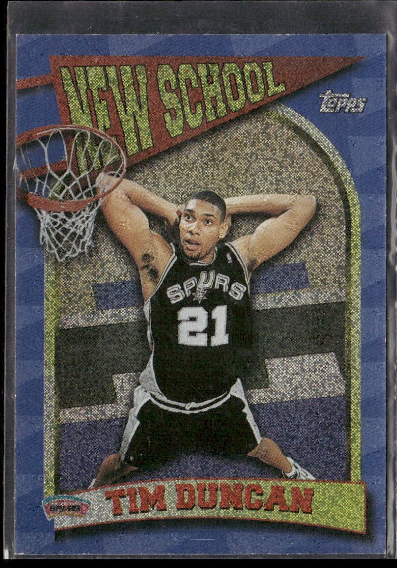 1997-98 Topps New School Tim Duncan #NS15 Rookie Spurs RRC