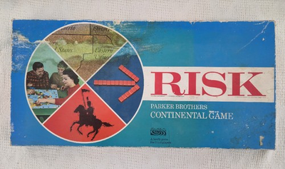 #ad 1968 Risk Game Parker Brothers Wood Pieces Complete Nice Condition $31.99