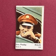 1958 Collectible Authentic Movie Star Trading card Serie A ELVIS PRESLEY #129