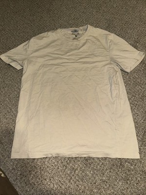 Porter & Ash Performance Tee Men's Beige Medium Jersey Cotton Elastane T-Shirt