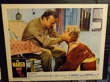 Lobby Card 1958 NAKED AND THE DEAD Aldo Ray grab Barbara Nichols head N Mailer