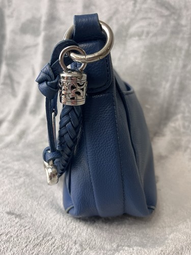Brighton Your Bag Blake Small Organizer Atlantic Blue Shoulder Bag Purse Hobo - Picture 3 of 11