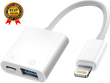 Apple MFI Certified Lightning to USB Camera Adapter USB 3.0 OTG Cable Adapter
