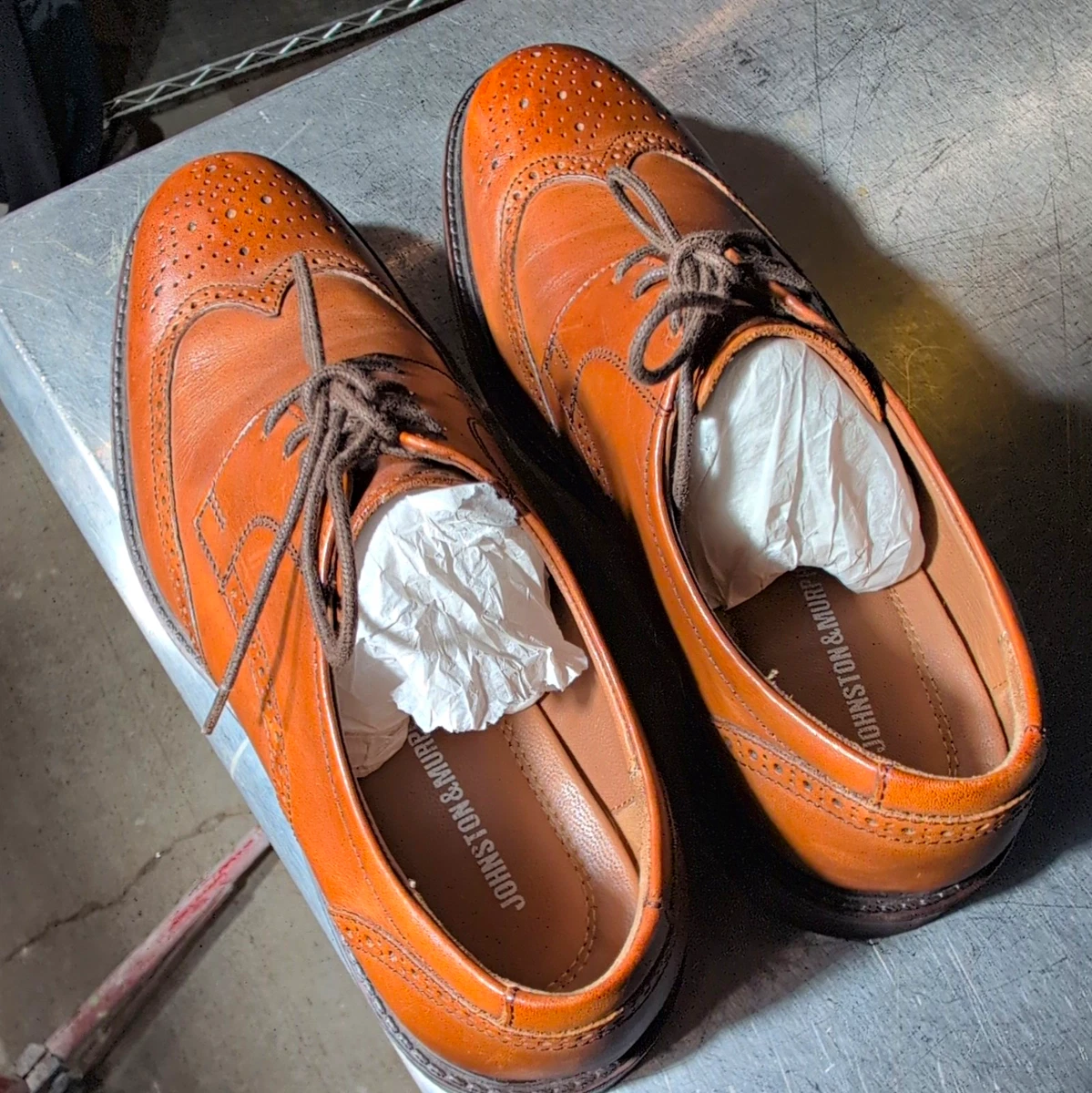 Johnston & Murphy Brown Wingtip Dress Shoes for Men for sale | eBay