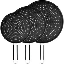 Splatter Screen for Frying Pan,Silicone Grease Splatter Guard, Heat-Resistant Sp