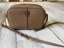 Tory Burch McGraw Camera Bag- Tiramisu