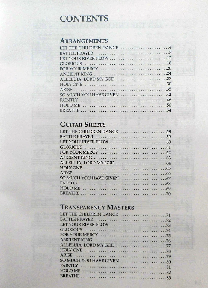 3 Books - Touching the Father's Heart Live Worship: Songbooks Christian Music - Image 2 of 4