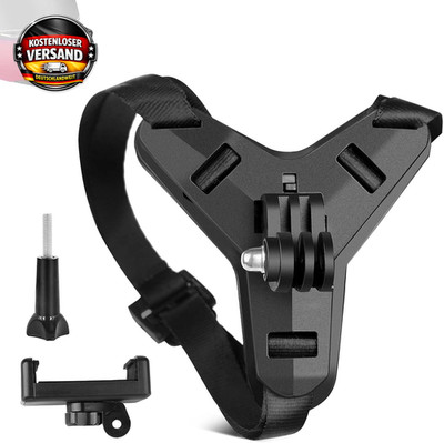 Actionkamera Halterung für Helm Motorrad Gopro kompatibel, robustes Material
