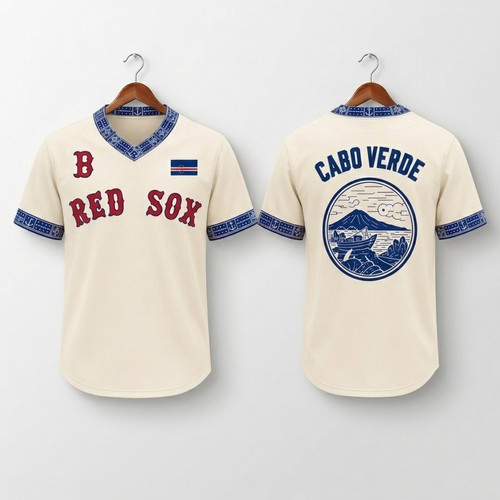 NEW ITEM!!! 2026 Red Sox Cabo Verde Celebration Jersey No Button