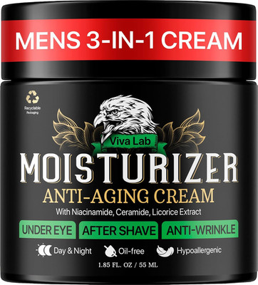 Mens Face Moisturizer Anti-Aging Cream - Lightweight after Shave Lotion for Men