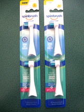 NIP Spinbrush Smart Clean Refill Soft Bristles 4 Replacement Heads