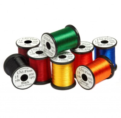 Veniard Uni Floss Fly Tying Thread 15yd various colours STOCK CLEARANCE