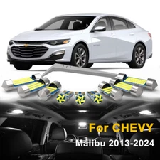 12X White LED Interior Map Dome Lights For Chevy Malibu 2013-2024 Package Kit 