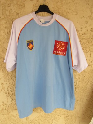 Maillot Rugby USAP Perpignan Porté N°11 – Bleu Ciel Errea – Taille XS (homme)