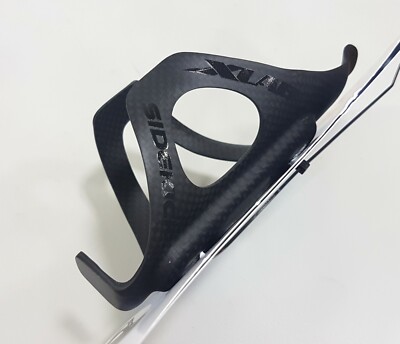 XLab Sidekick 8lbs Grip Carbon Bicycle Water Bottle Cage Matt Black (Right/Left)