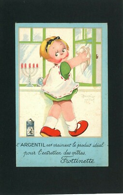 Beatrice Mallet Artist Signed Vintage Postcard - l'Argentil