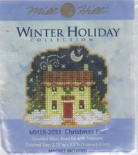 CHRISTMAS EVE--Mill Hill--Christmas--Magnet--Winter--Counted Cross Stitch KIT