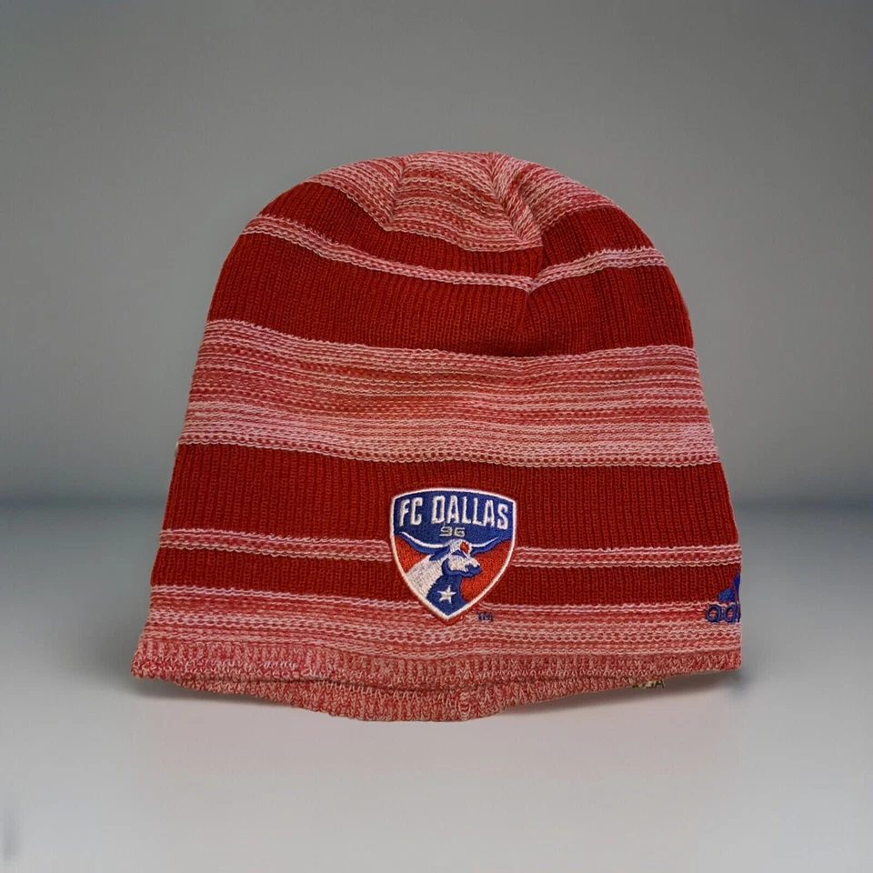 MLS Striped Adidas Beanie Winter Hat - Image 2 of 4