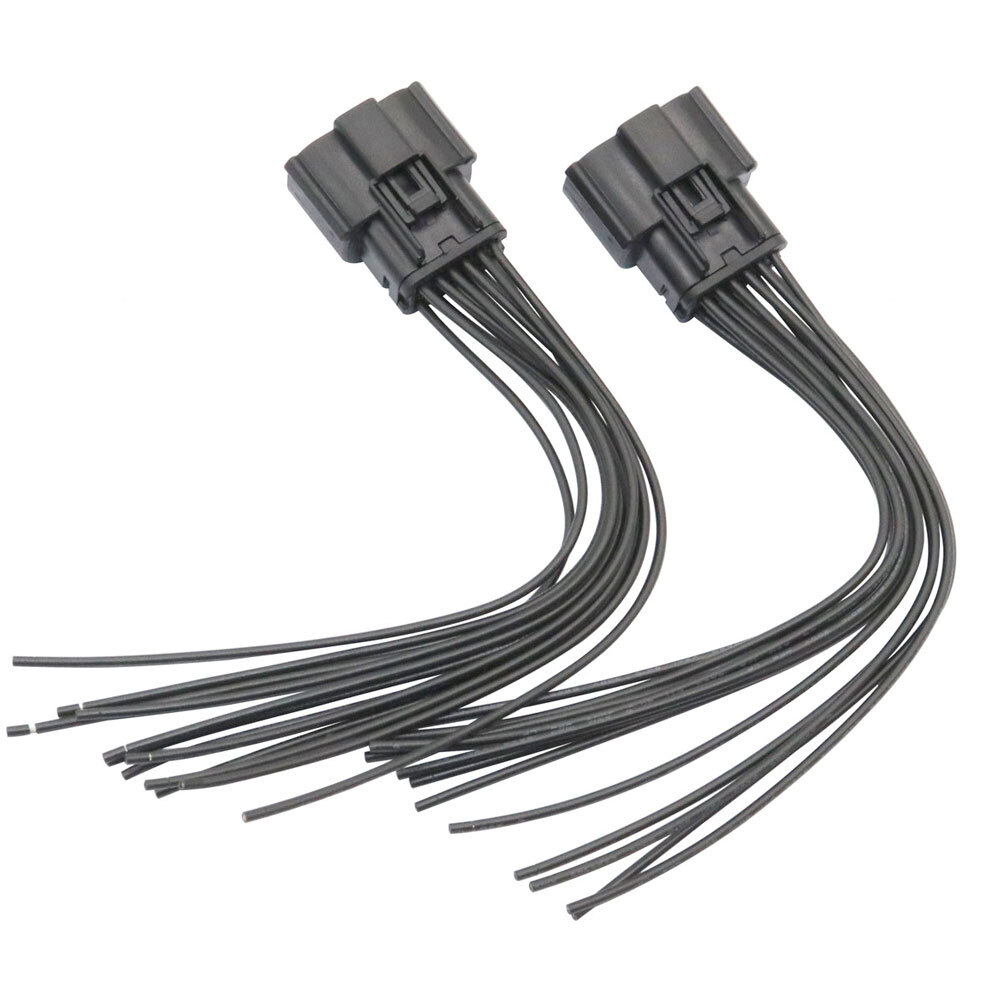 2PCS Headlight Connector Pigtail Harness Fit 20152018 Dodge Charger