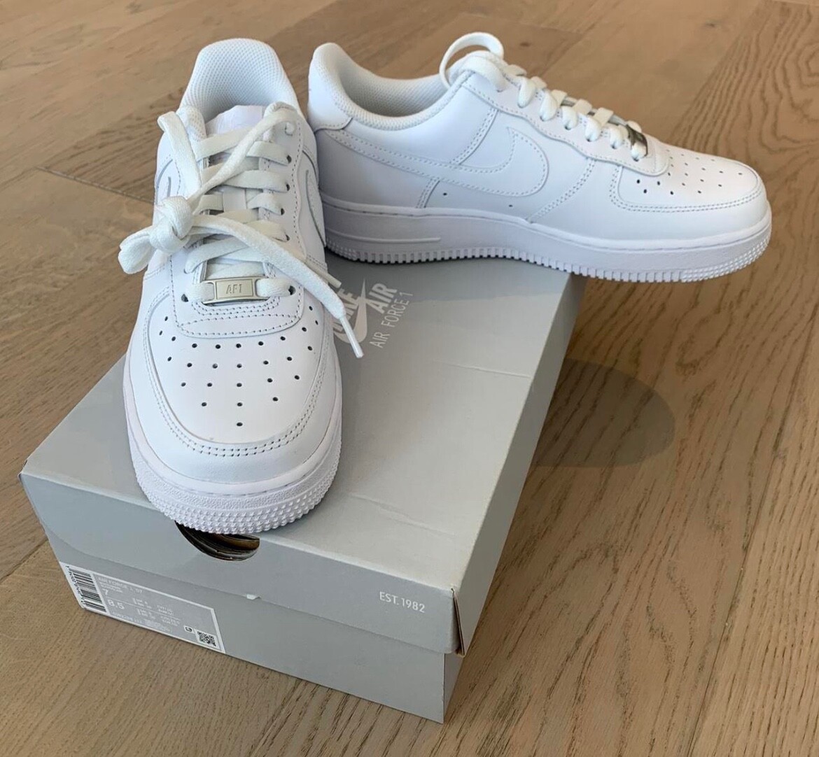 af1 white size 6