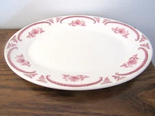 Homer Laughlin Best China American Rose Meat Platter 11 3/4" x 8.5"
