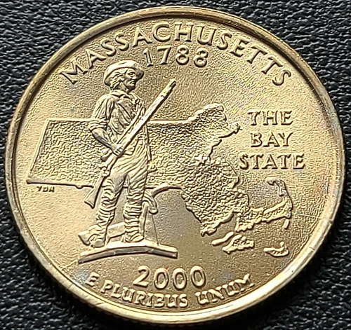 2000-P 50 State Quarters Massachusetts — photo from the most recent tracked eBay sale