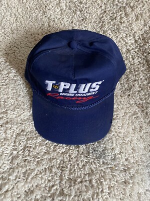 Vintage T Plus Engine Treatment Racing Rope Hat Cap Blue Snapback mens 