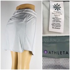 Athleta Sonara Skort Size 6 Gray Polyester Spandex Style 489466