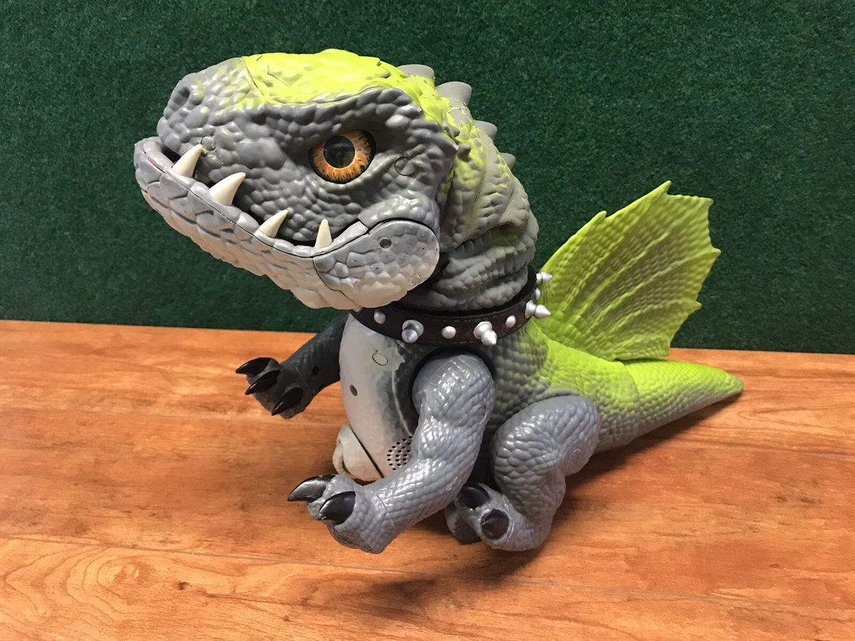 2009 Mattel Cruncher Rare Prehistoric Interactive Walking Talking Pet Dinosaur