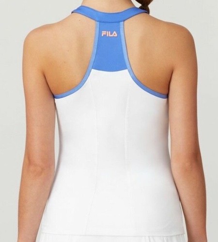 Fila Colorful Play Halter Womens Tennis Tank Blue Orange Green Sz US M - Picture 8 of 8