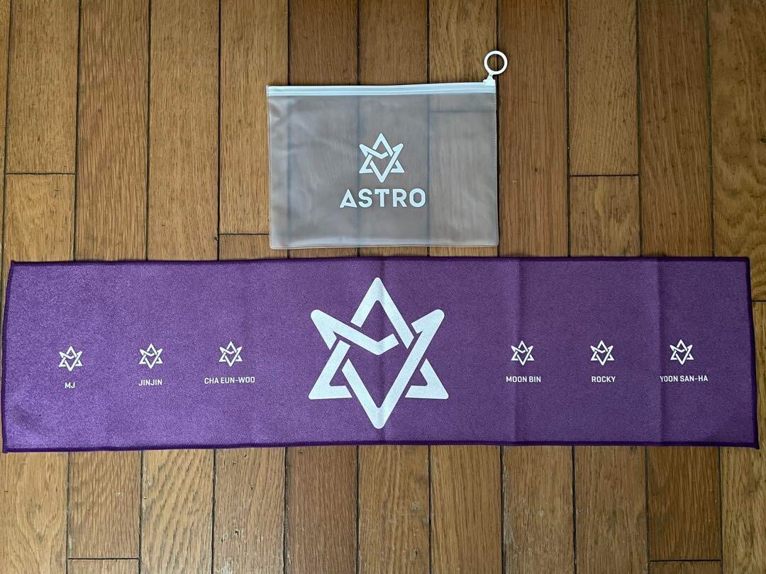 ASTRO OFFICIAL SLOGAN TOWEL Korea Bonus Limited Edition