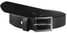 Leonardo Verrelli Genuine Leather Belt, Black, Can be Shortened, 90cm - 120cm