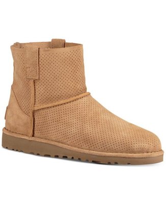 1016852 UGG Australia CLASSIC UNLINED MINI PERFORATED BOOTS US 10 I LOVE SHOES