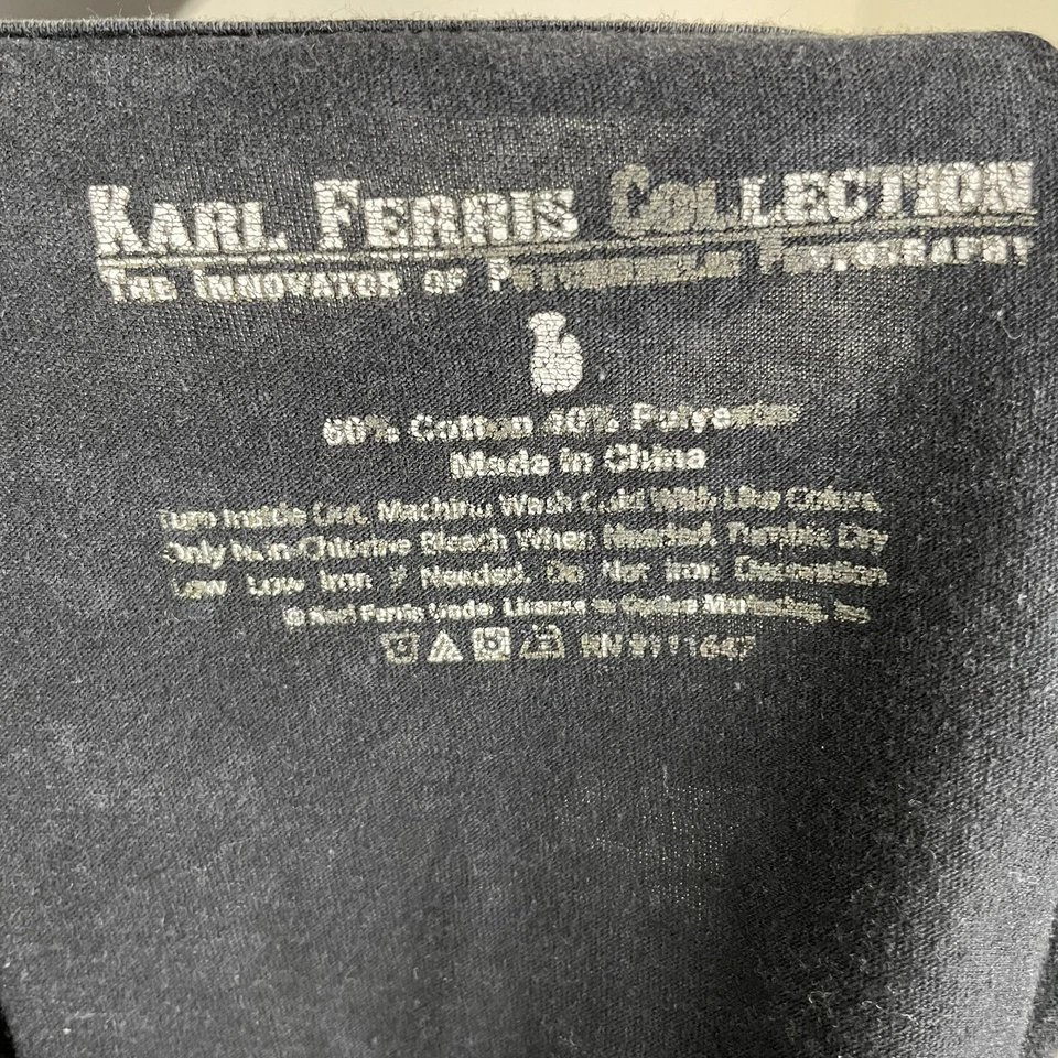 Jimi Hendrix The Experience Tour Karl Ferris Tee T-Shirt Band Shirt size L - Image 4 of 4