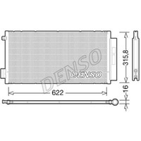 Denso Kondensator Klimaanlage Mit Trockner FüR Fiat 500L 199_ Tipo Kombi 356_