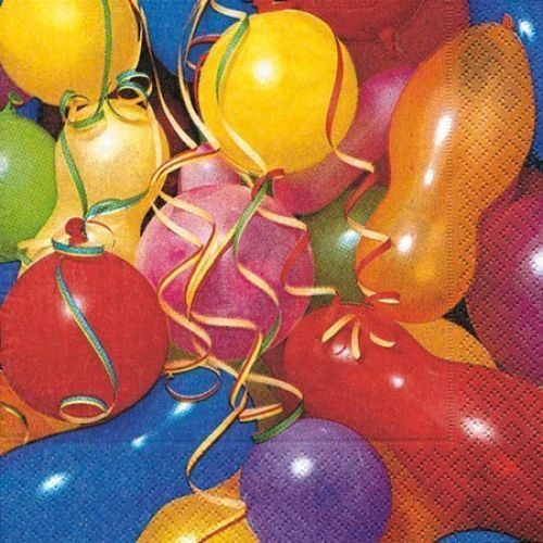 Thumbnail - Motivserviette Luftballons
