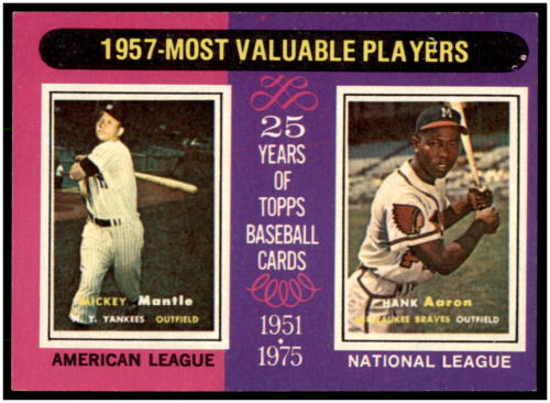 You Pick 1975 Topps Baseball EXMT or Better #152-402 BX2A révisé 1/8/24 - Photo 1/497