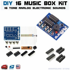 16 Music Box 16 Sound Box 16-Tone Box BOX-16 Electronic Module DIY Kits